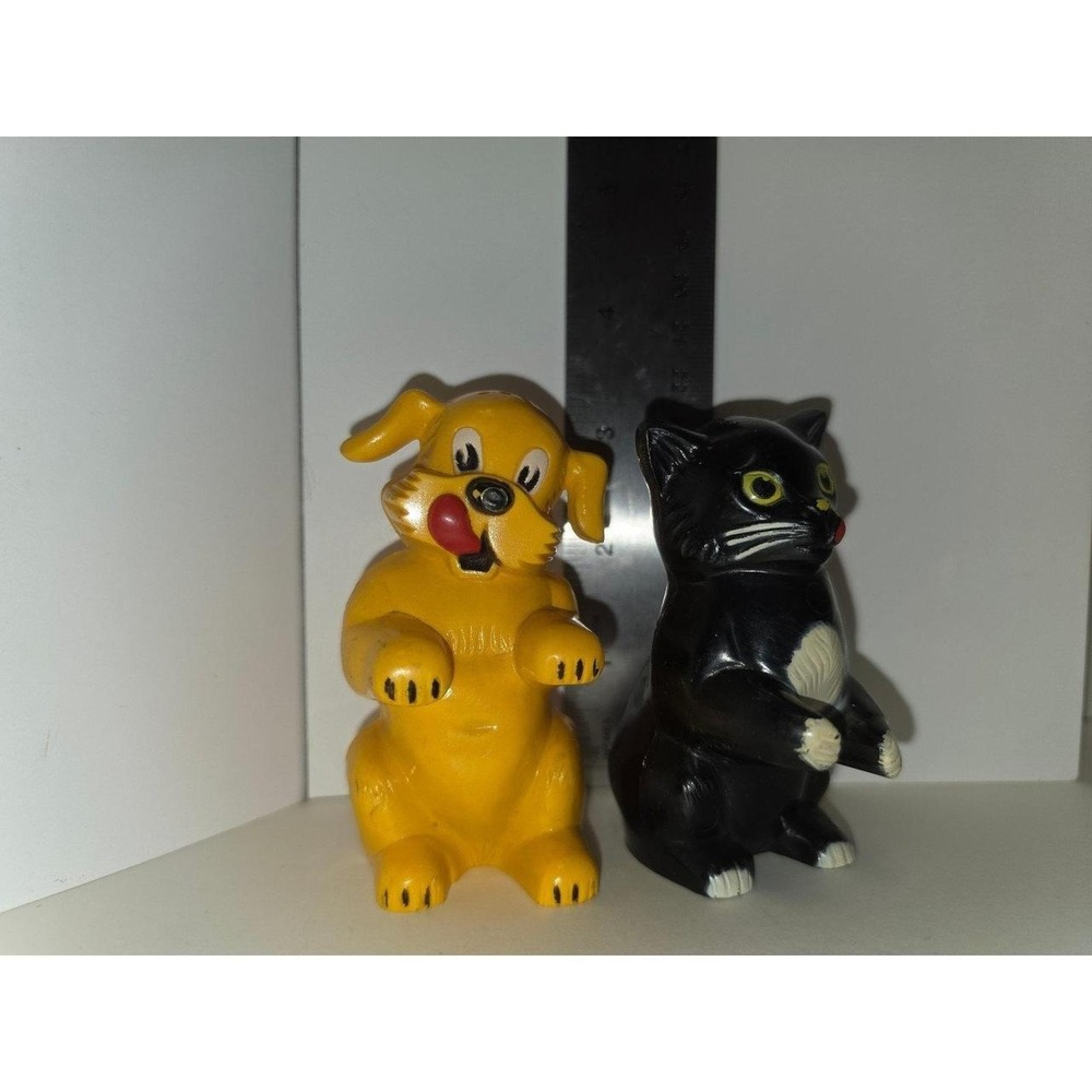 vintage‎ 1950s Ken-L Ration advertising salt and pepper shakers F&F Mold